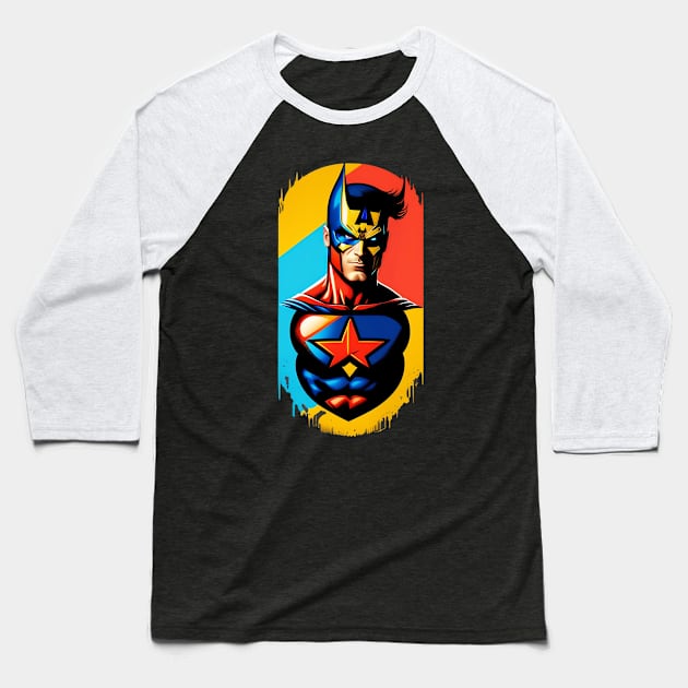 Superheros Fushion Baseball T-Shirt by Amadeuz